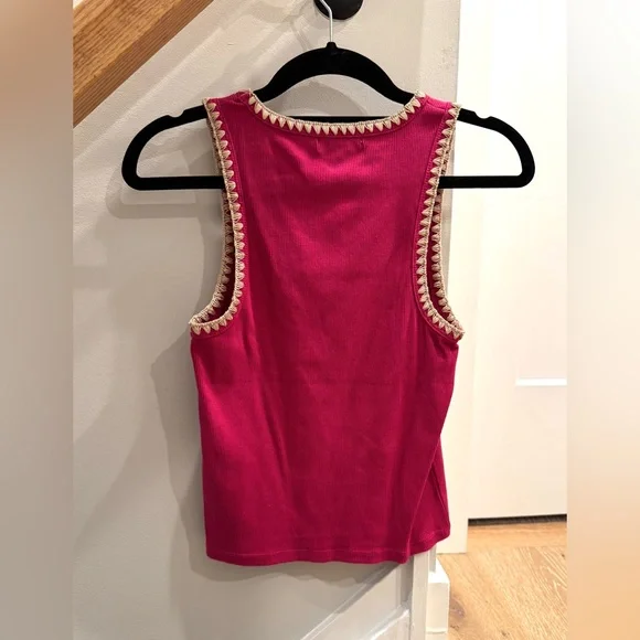 New Z Supply AVRIL RIB WHIPSTITCH
TANK (CACTUS
SUNFLOWER) - Z SUPPLY, Small - Picture 9 of 14